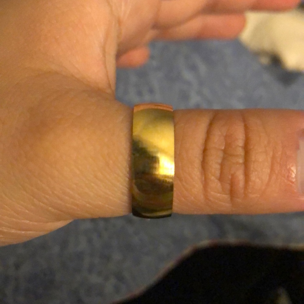 Stainless steel (gold plated) Ring